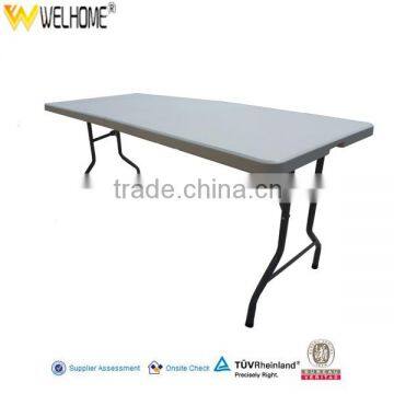 5FT Space Saving Folding In Half Plastic Folding Table