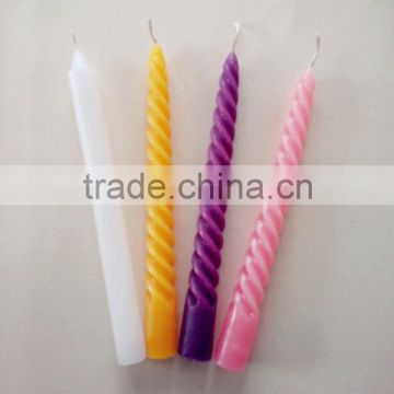 colorful spiral birthday candle