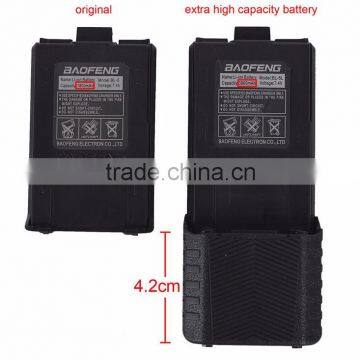 Rechargeable battery 3800 mAh high capacity for Baofeng UV-5R two way radio