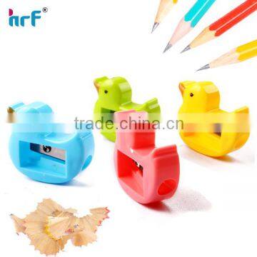 Plastic duck sharpeners for schools with one hole