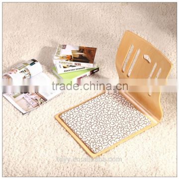 TDT-202-1TATAMI QVB HANGZHOU JIANDE TONGDA TATAMI CHAIR FLOOR CHAIR BENTWOOD WITH FABRIC SEAT Japanese Tatami DINING CHAIR