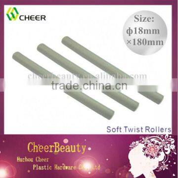 Soft twist hair rollers CR085/hair curler sticks/sponge hair roller