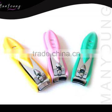 Plastic beautiful nail clipper