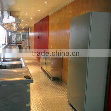 Wooden decorate shipping container cook house