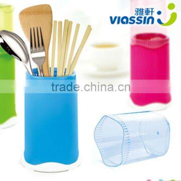 A118 new design plastic chopsticks holder knife holder shantou shuanghuan viassin