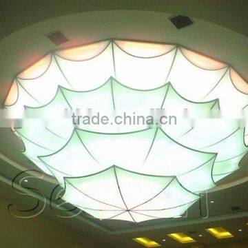 Tension Fabric Architecture and PTFE Textile Architecture for Peculiar Modeling Ceiling