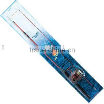 Starter's FISHING KIT With Fishing Rod Reel Hook Sinker and Float Fishing Set
