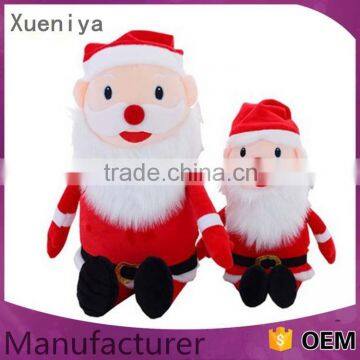 2016 Newest Soft Plush Santa Claus Stuffed Christmas Decoration Toy