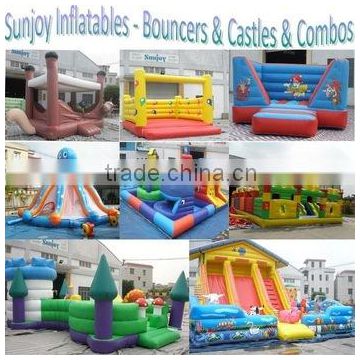 Sunjoy new design hot sale gaint inflatable bouncy castle outdoor