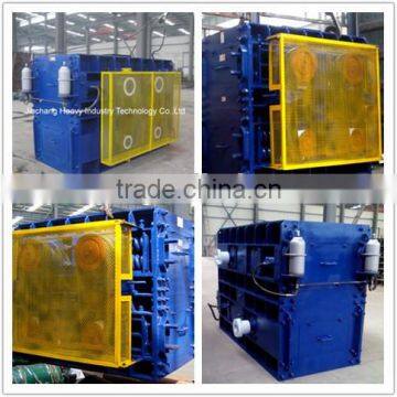 glasses recycling crusher machine/ four roller crusher made in China with best price