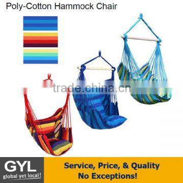 2016 Best Choice cotton rope hammock swing chair with arm rest ,Hammock Chair,Patio Hammock Swing Chair for Single