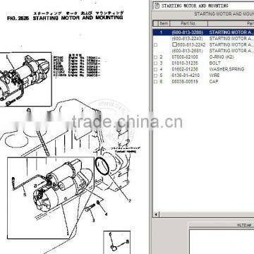 600-813-3280 starter starting motor for engine S4D105-5