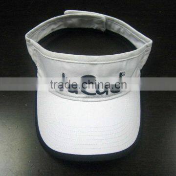 High quality cotton sun visor hats