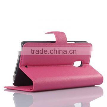 2015 New Arrival Stand Wallet Lychee Leather Phone Case for Motorola Moto X Play photo-6