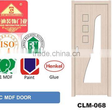 Home PVC Door -CLM068 chinese office door