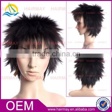 No-Remy hair synthetic short blonde yellow black lace wig malaysian remy hair full lace wig wholesale hair