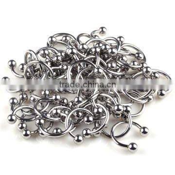 stainless steel Horseshoe Nose Lip Rings Body Piercing Jewelry