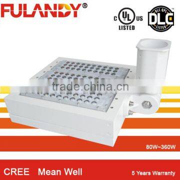 DLC UL listed Parking lot led shoebox light 150w 180w 320w 400w 480w replacement 1000W HID HPS light DLC UL led parking lot ligh