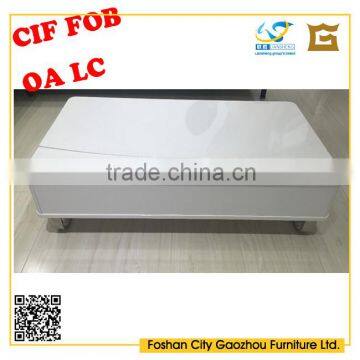 Living Room Furniture Functional Space-saving High Gloss Coffee Table