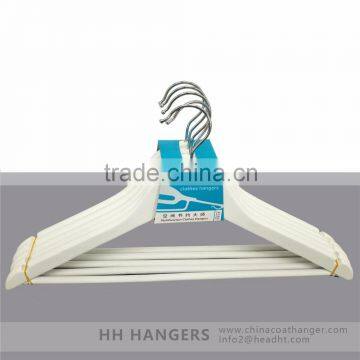 HEAD Set of 8 Curved Clothes Hanger Natural Color Wood
