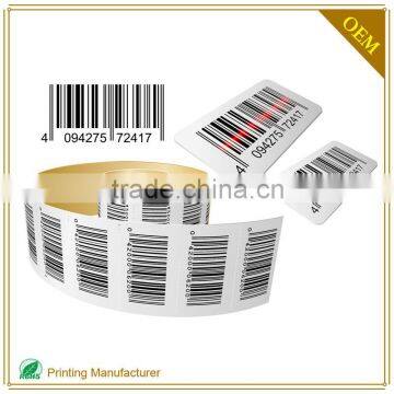 Hot Sale Washable Barcode Sticker Label In Package Labels