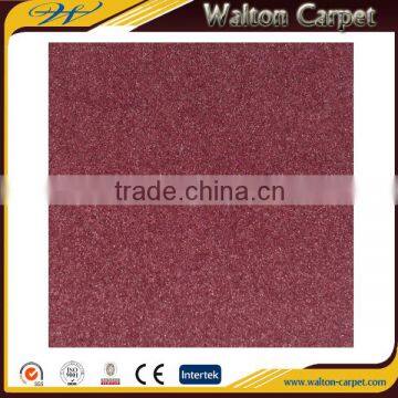 Wine red nonwoven wall to wall exhibition carpet