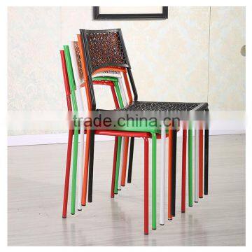Hot Selling Stackable Plastic Dinning Chair Cafe Chair