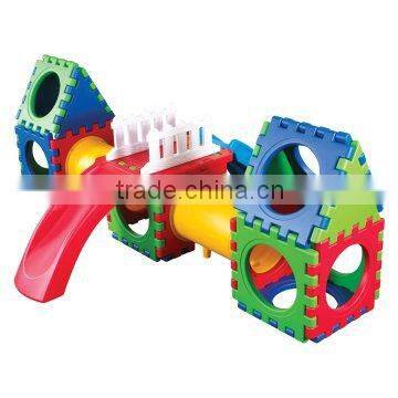 Kids Outdoor Playground Child Plastic Playyard Slides photo-3