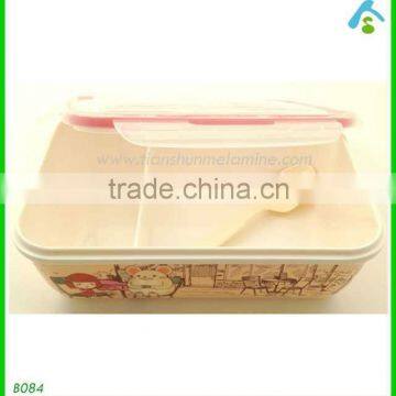 melamine lunch box with seal lid