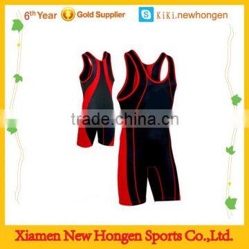 sublimation custom fitness state wrestling singlets