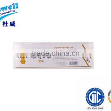 disposable nonwoven depilatory wax strips with insert