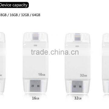 OTG USB Flash Drive,usb Drive for IPhone 5 5s 6 6s 6 Plus,usb Flash Drive for IPad Air Mini photo-5