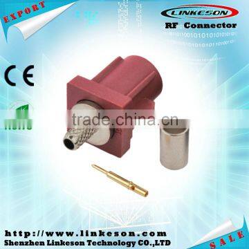 Fakra crimp plug male connector Bordeaux for GSM Cellular phone