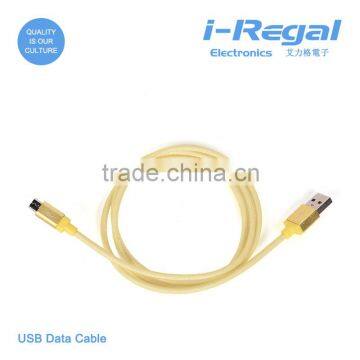 Popular Micro Usb Data Cable and metal Fish net USB data cable