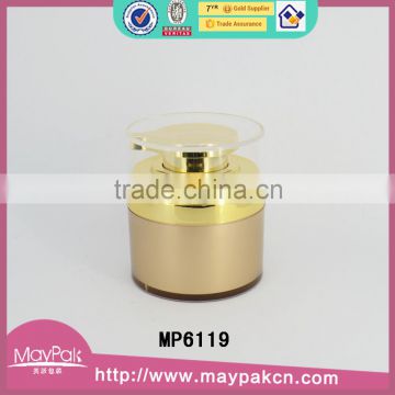 aluminum and plastic cosmetic packaging cream jar, 10g 30g 50g plasitc jar