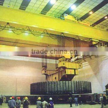 200+200t hydropower station double trolley bridge crane