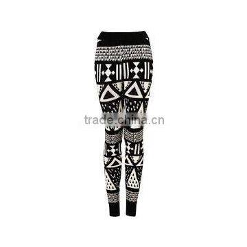 Sublimated yoga tights