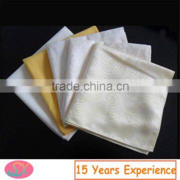 hot sale jacquard table napkins for hotel supplies/wedding