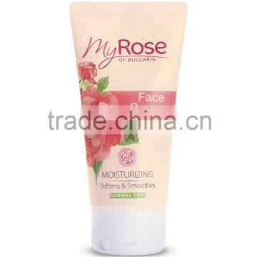 Face Cream Moisturizing Normal Skin Bulgarian Rosa Damascena Extract - 50 ml. Paraben Free. Made in EU.