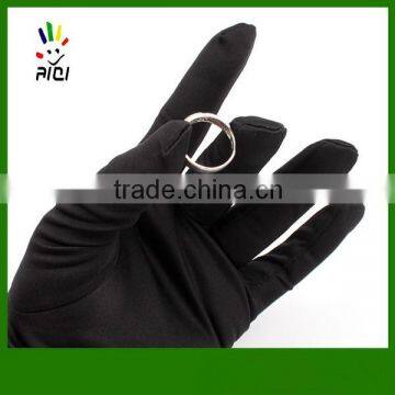 fashion anti-dust black microfiber gloves