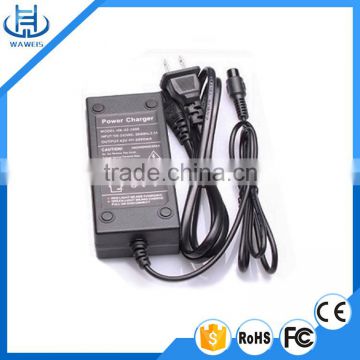 CE FCC ROHS approved 3 pin deep cycle battery charger for two wheel segway scooter