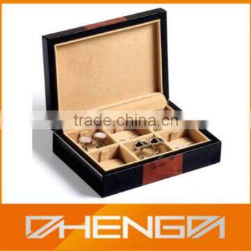 High Quality Customized Made-in-China Cufflink Holder Box for Sale(ZDW13-C066)