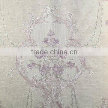 Hot Selling Deep Embossed Flower Basket Pattern Vinyl Wallpaper photo-5
