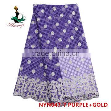 2016 Haniye African Tulle Tulle Fabric/French Lace Fabric Tulle High Quality 2016/NYN47 photo-5