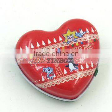 Wedding Gift Mini Heart Shape Tin Can for Candy Chocolate Jewelry