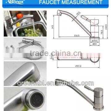 modern SUS casting faucet/pull out lateral kitchen faucet