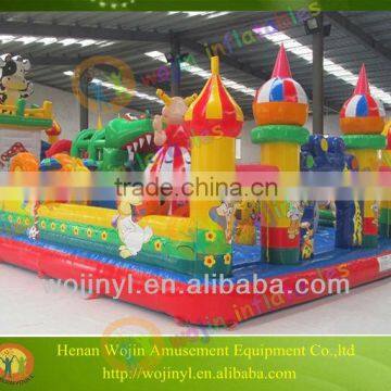 Wojin New Design Inflatable Kids Party Lovely Dairy Cow Jumping Bounce House photo-2