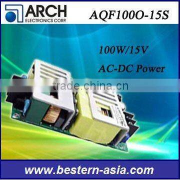 AQF100O-15S(Arch) 100W 15V AC/DC Power Supply