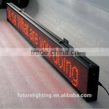 2017 China Quality 16*128 Red Color LED Moving Display Signs Message Display on Train photo-4