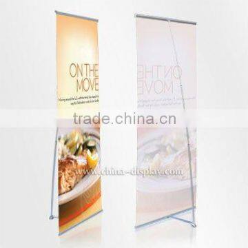 Deluxe L Shape Banner Stand with Carrying Bag